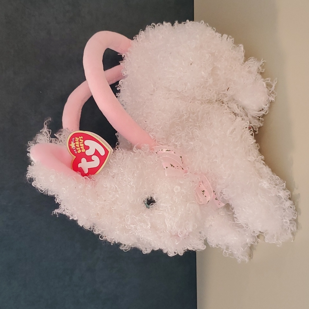HUTCH CLUTCH Ty Beanie Babies 2005 hidden zipper compartment soft 'fur' EUC
